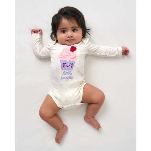 Little Sweetie Puff Sleeve Bodysuit | Little Sleepies