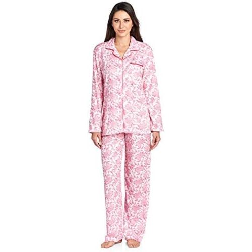 Casual Nights Women's Sleepwear Long Sleeve Floral Pajama Set