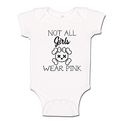 Not All Girls Wear Pink Alternative Punk Baby Bodysuit Goth Toddler T-Shirt