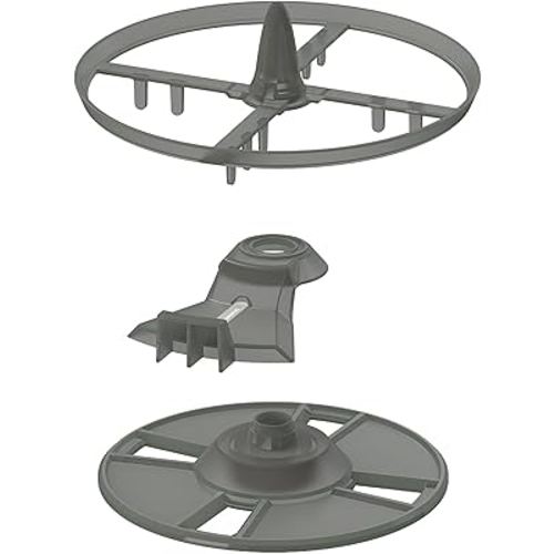 Baby Brezza Formula Pro Advanced Replacement Stirring Wheel, Locking Cover, and Measuring Wheel Set aka Orange Parts, Grey