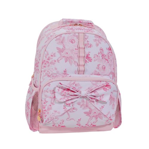 LoveShackFancy Pink Damask Floral Mackenzie Extra Large Backpack