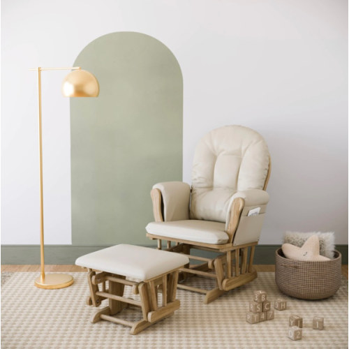 Storkcraft Hoop Glider and Ottoman