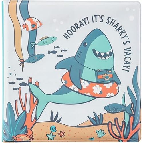 Stephen Joseph, Floating Color Changing Bathtime Book, Toddler Bath Toys, Shark