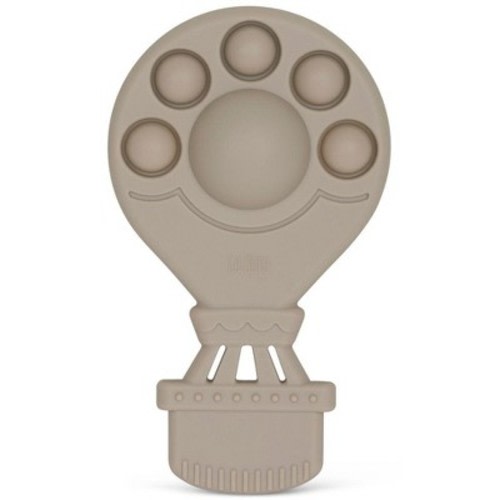 Silicone Pop-it Hot Air Balloon Rattle for Babies - Gentle Rattles, Pop-it Texture for a Stimulating Sensory Experience for Newborn - Saddle