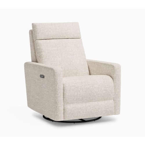 Paxton Deluxe Power Recliner Eco Performance Weave Oatmeal