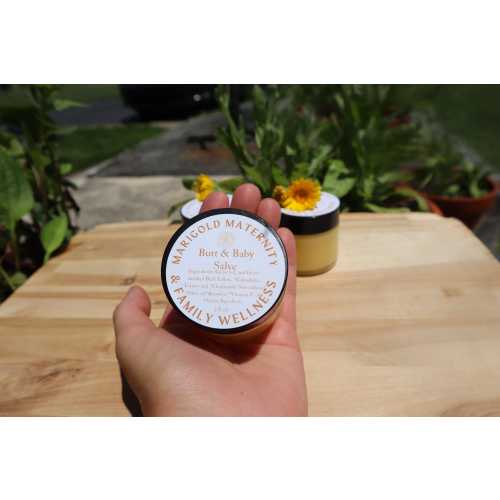 Tallow Baby Salve: Organic Calendula, Chamomile, Eczema Relief