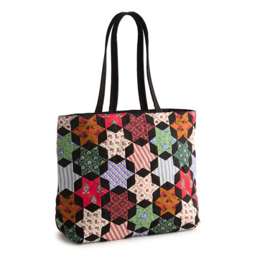 Original Zip Tote Bag - Star Patchwork
