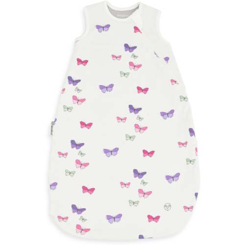 4 Season® Classic Baby Sleeping Bag, Merino Wool & Organic Cotton, Butterfly - Size 6-18 Months