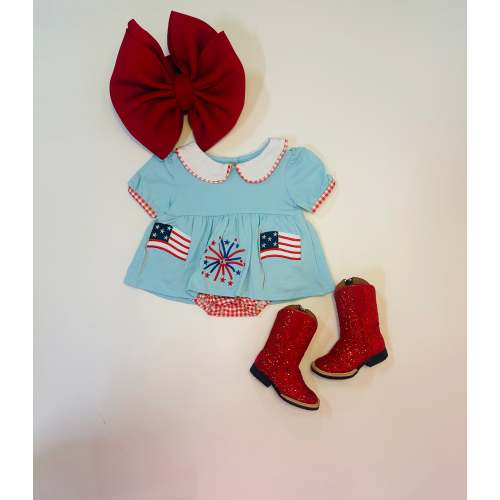 All American Girl Romper (FINAL SALE)