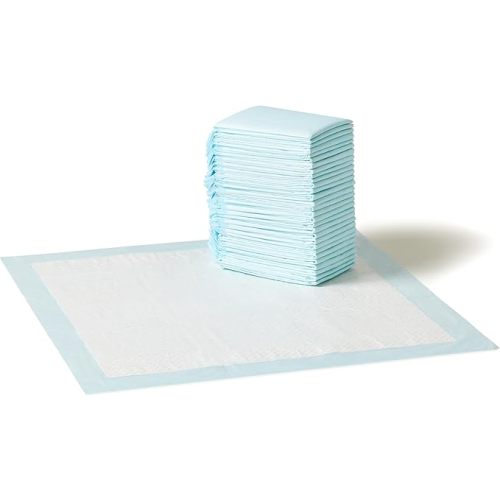 Amazon Basics Disposable Dog Training Pads with 5-Layer Leak-Proof Design, Quick-Dry Surface, Regular, 22 x 22 Inches, 30-Pack