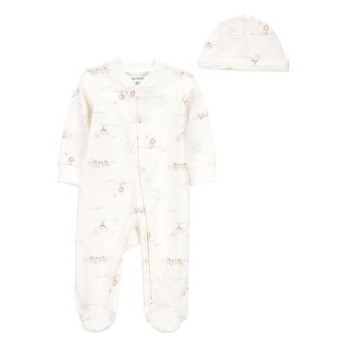 Baby Boys Carter's 2-Pc. 2-Way Zip Sleep & Play Cap Set