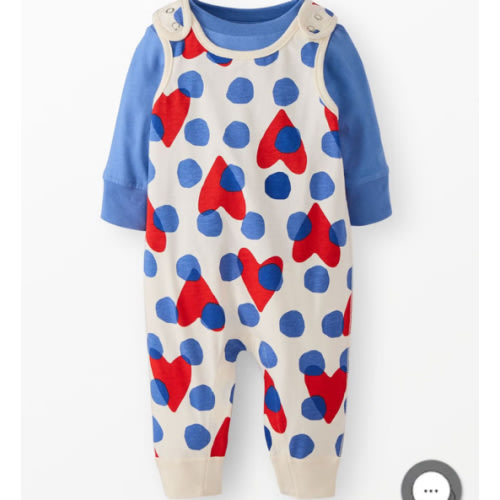 Baby Valentine's Long Sleeve T-Shirt & Overalls Set | Hanna Andersson