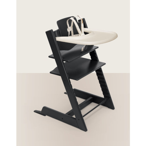 Tripp Trapp® High Chair with Tray in Black