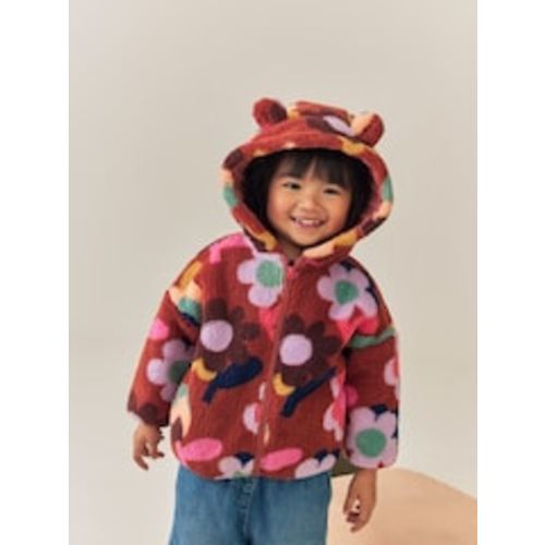 Buy Brown Flower Zip Up Fleece (3mths-7yrs) from Next USA