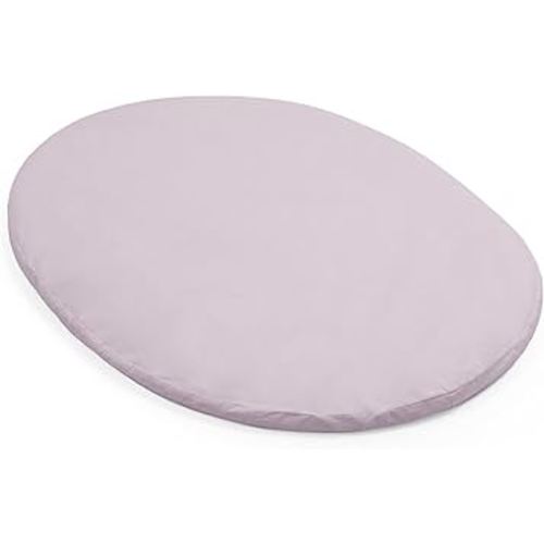 Stokke Sleepi Mini Fitted Sheet V3, Lavender - Compatible with Sleepi Mini Mattress V3 - Washable - 100% Fine Cotton Percale