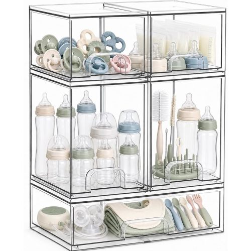 Baby Bottle Organizer, 3-Tier Acrylic Storage Organizer