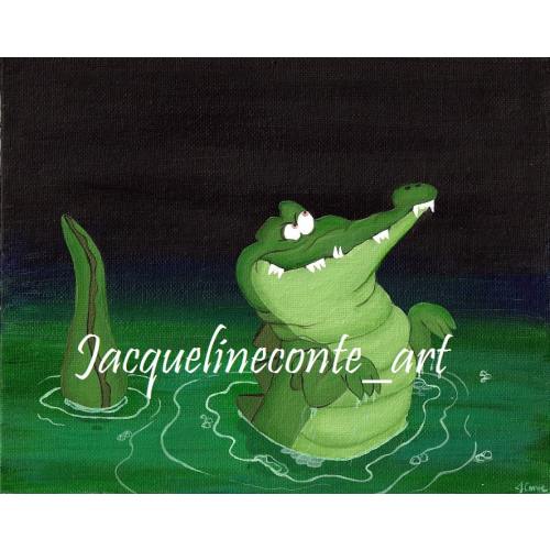 The Tick Toc Crocodile Print