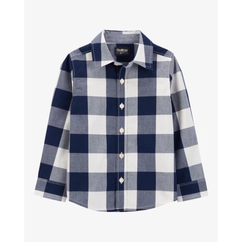 Toddler Plaid Button-Front Shirt - 3T