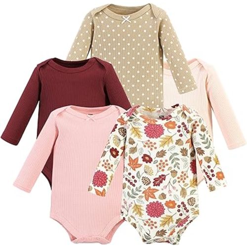 Hudson Baby Unisex Baby Thermal Long Sleeve Bodysuits