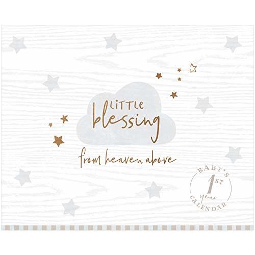 C.R. Gibson Little Blessing Baby's First Year Calendar Memory Book, 11" x 18"