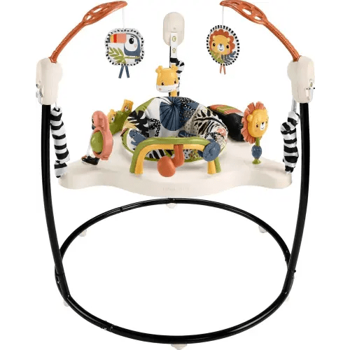 FISHER-PRICE Baby Bouncer Palm Paradise Jumperoo with Music & Toys - Wayfair