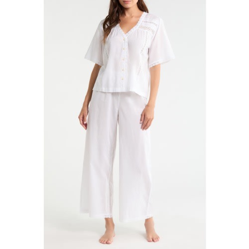 Peached Cotton Lawn Pajama Set