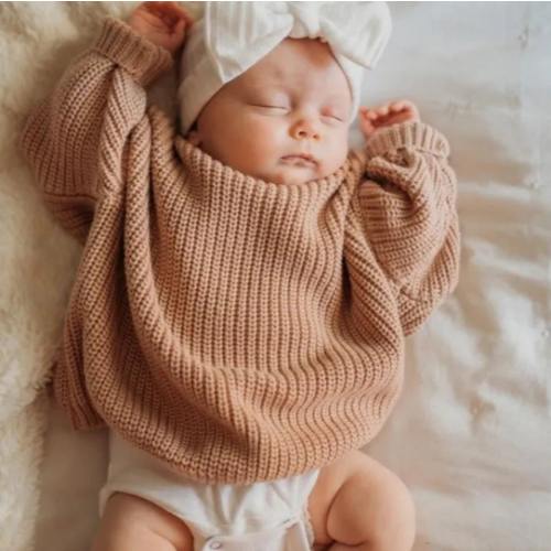 Tansy Knit Sweater in Brown | Reverie Threads