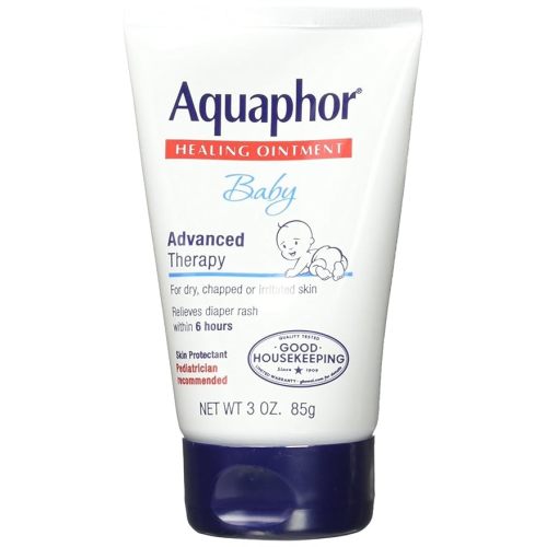 Aquaphor Baby Healing Ointment Advanced Therapy Skin Protectant for Chapped or Dry Skin, Drool Rash and Diaper Rash Ointment, 14 Oz Jar