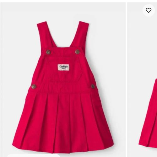 Baby Girl Pleated Skirtall - Red - OshKosh B'gosh | Carter's