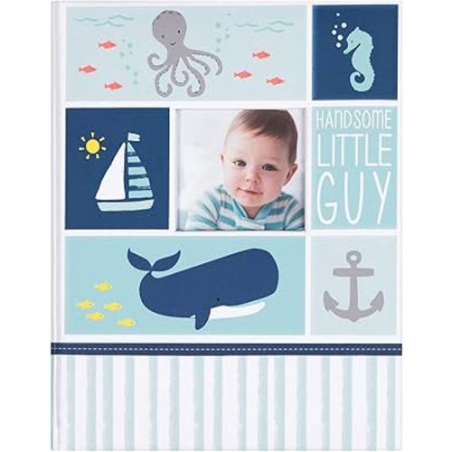 C.R. Gibson First 5 Years Memory Book, by Carters, Record Memories and Milestones on 64 Beautifully Illustrated Pages - Under The Sea