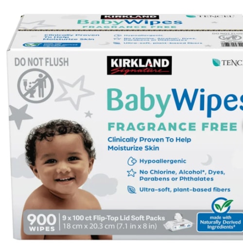 Kirkland Signature Baby Wipes Fragrance Free, 900-count | Costco
