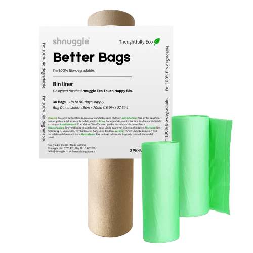 Shnuggle Better Bag Biodegradable Nappy Bin Liners 30 bags – Shnuggle USA