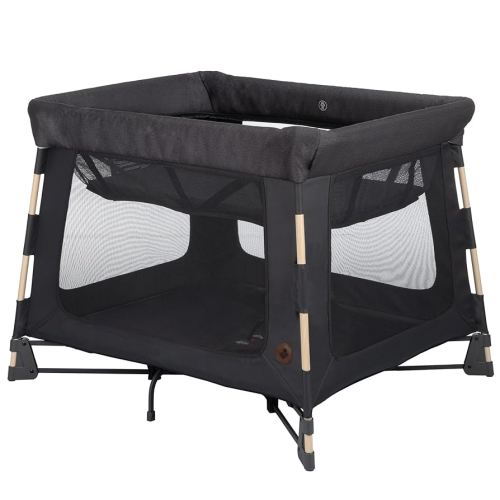 Maxi-Cosi Swift Playard, 3-In-1 Portable Playpen (Newborn Bassinet, Toddler, Play), Portable, Ultra Comfort, 1-Step Fold, Travel Bag Included - Beyond Graphite