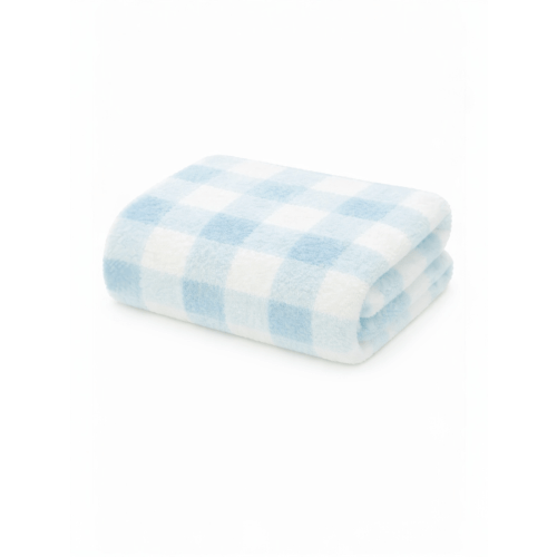 SpearmintLOVE Phufy® Bliss Gingham Blanket, Cloud Blue - Phufy® Bliss Gingham Blanket, Cloud Blue