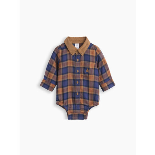 Baby Plaid Flannel Bodysuit