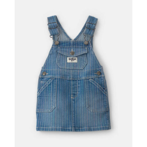 Baby Girl Rainbow Stripe Denim Skirtall - Medium Wash - OshKosh B'gosh | Carter's