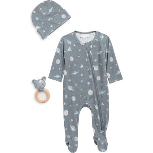 Planets Footie, Hat & Rattle Set