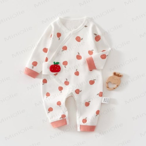 Baby Contrast Color Cute Pajamas Romper