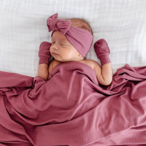 Marjorie Ribbed Newborn Headband Bundle