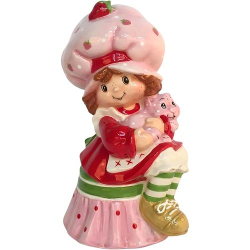 Blue Sky Clayworks Strawberry Shortcake Figurine, 6.5 in, Shelf Decor