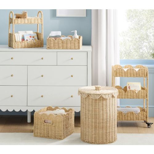 Palmer Scalloped Hamper