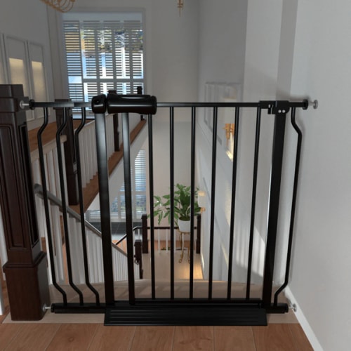 FairyBaby Extra Wide Baby Gate, Easy Install Extra Security