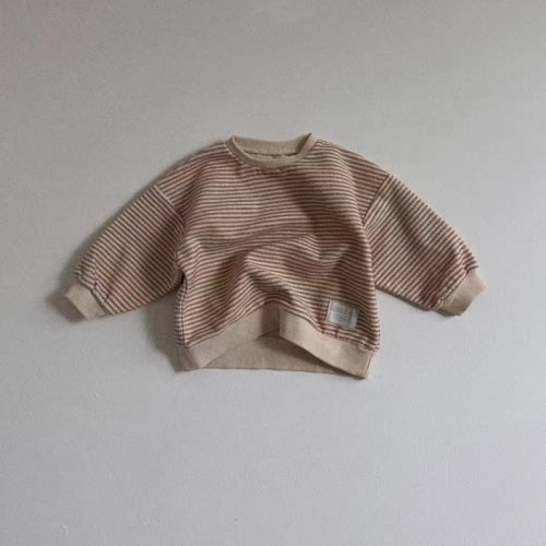 Baby Striped Long Sleeve Sweatshirt