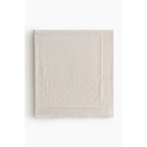 COTTON POINTELLE BABY BLANKET