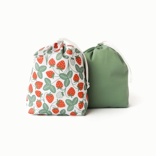 Wet Dry Diaper Bag - WWF Strawberries (set of 2)