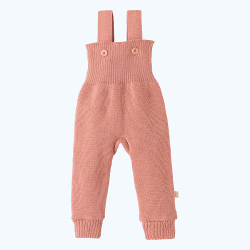 DISANA Knitted Wool Bib Pants for Baby/Toddler