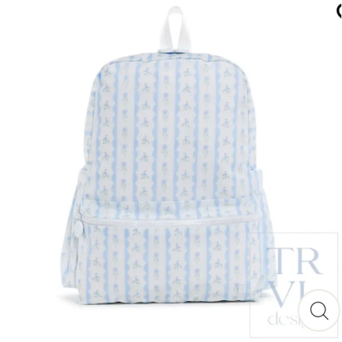 BLUE RIBBON FLORAL MINI BACKPACK – Southern Sorelle Embroidery Boutique