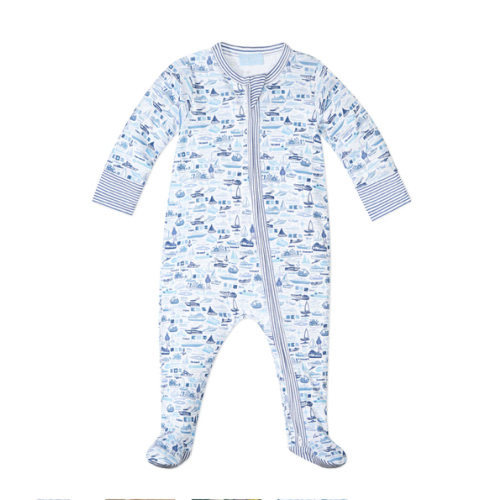 Boats Zip Baby Onesie | Joy Street Kids