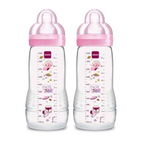 MAM 11 fl oz Easy Active Baby Bottle - Girl - 2pk