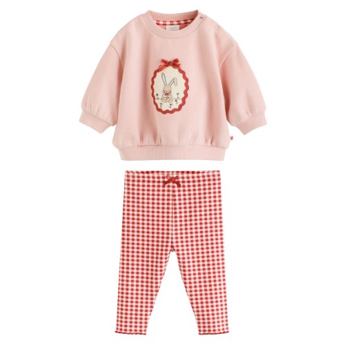 Kids' Bunny Sweater and Leggings Set